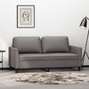 vidaXL 2-personers sofa 140 cm kunstl&aelig;der gr&aring;