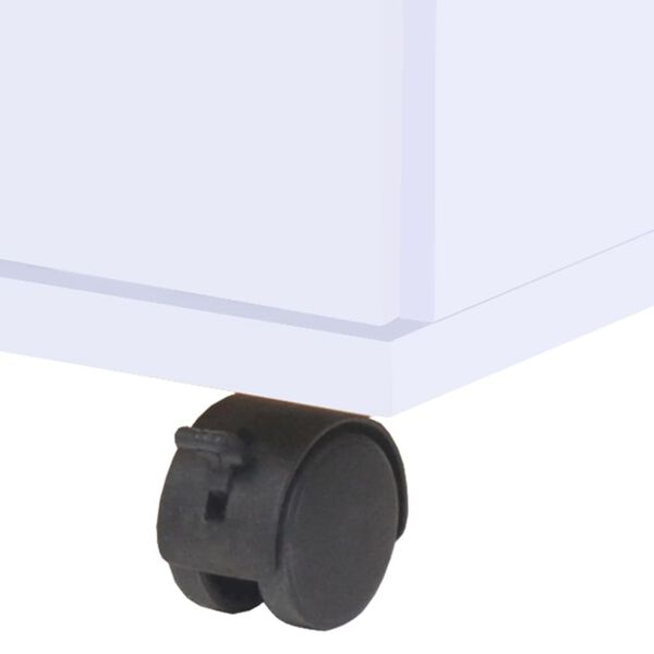 vidaXL skuffeenhed 33x45x60 cm hvid