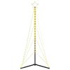 vidaXL LED-juletræ 363 LED'er 182 cm varmt hvidt lys