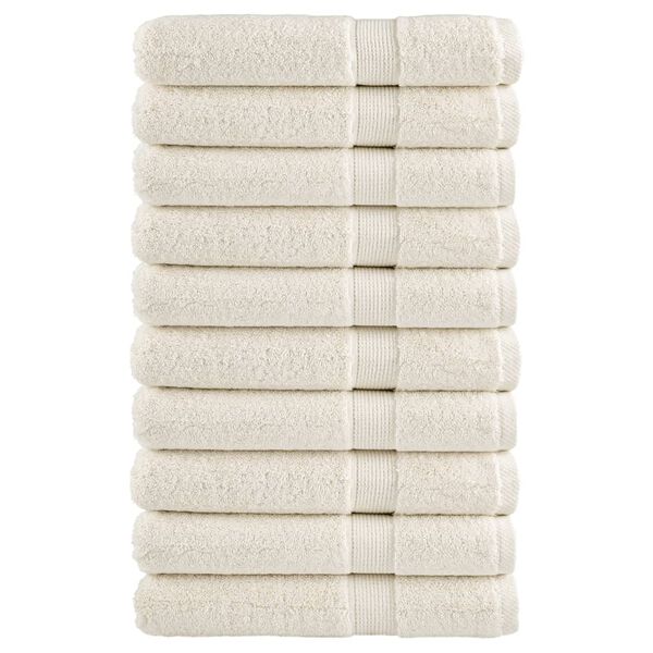 vidaXL saunah&aring;ndkl&aelig;der SOLUND 10 stk. Premium 80x200 cm 600 g/m2