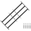 vidaXL Vindues Sikkerhedsgitter 116 x 45 cm Galvaniseret st&aring;l
