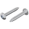 vidaXL Tr&aelig;skruer 2 pcs S&oslash;lv M4 x 25 mm St&aring;l