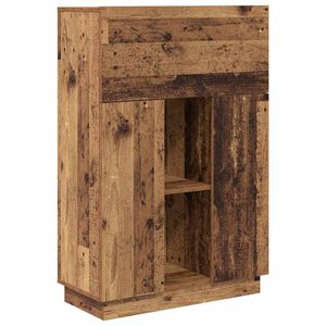vidaXL Bord Gammelt tr&aelig; Konstrueret tr&aelig; 71,5 x 31,5 x 106,5 cm