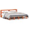 vidaXL sengeramme uden madras 180x200 cm massivt fyrretr&aelig; gyldenbrun