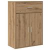 vidaXL Sideboard Artisan Egetr&aelig; 60 x 30 x 84 cm Konstrueret tr&aelig;