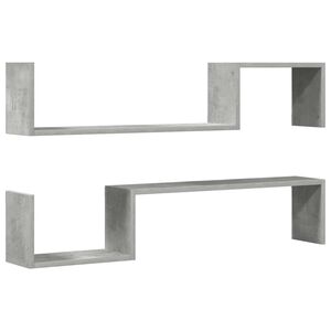 vidaXL v&aelig;ghylder 2 stk. 100x15x20 cm konstrueret tr&aelig; betongr&aring;