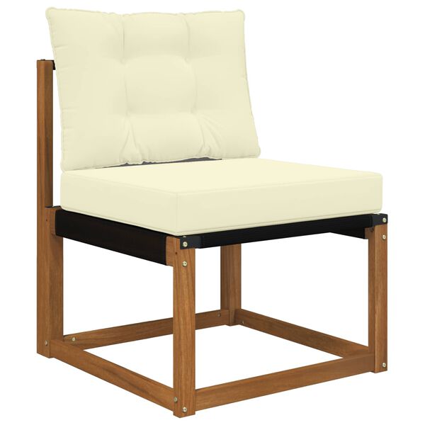 vidaXL Udend&oslash;rs Sofa Pude 2 pcs Creme Polyester