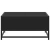 vidaXL sofabord 60,5x60,5x30 cm konstrueret træ og metal sort