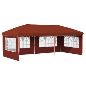 vidaXL Pop-up Festtelt 575 x 289 x 245 cm Terrakotta