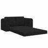 vidaXL Sovesofa 60cm Sort Fl&oslash;jl
