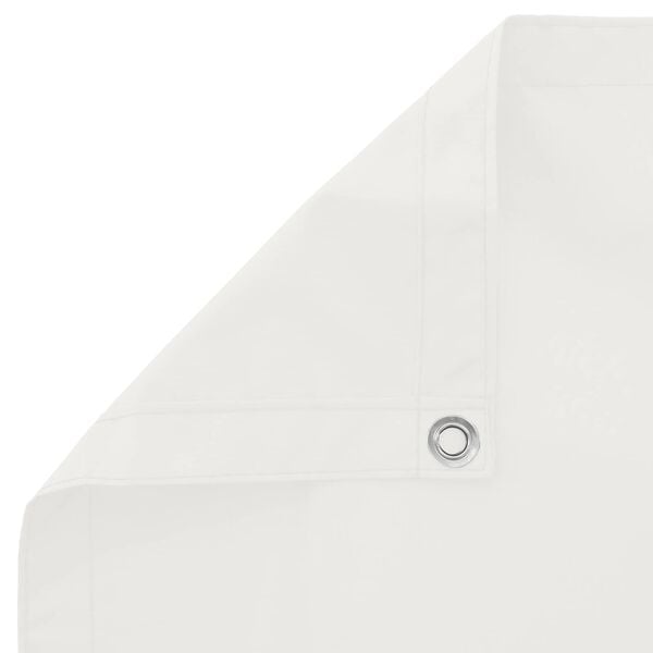 vidaXL Altan Sk&aelig;rm Hvid 110 x 300 cm Oxford stof