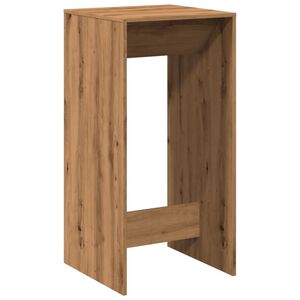 vidaXL barbord 51x50x103,5 cm konstrueret tr&aelig; gammelt tr&aelig;look