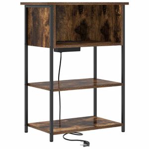 vidaXL Natskab R&oslash;get eg 55 x 31 x 76 cm Konstrueret tr&aelig;