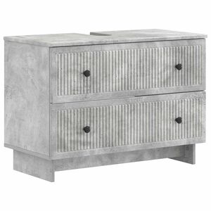 vidaXL Badev&aelig;relsesskabsunder EDE Betongr&aring; 82 x 41 x 59 cm
