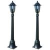 vidaXL Preston havelamper 2 stk. 105 cm