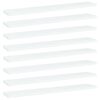 vidaXL boghylder 8 stk. 60x10x1,5 cm konstrueret tr&aelig; hvid