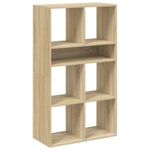 vidaXL bogreol 66x31x112 cm konstrueret tr&aelig; sonoma-eg