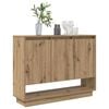 vidaXL Sideboard Artisan Egetr&aelig; 97 x 29 x 75 cm Konstrueret tr&aelig;