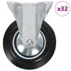 vidaXL faste hjul 32 stk. 160 mm