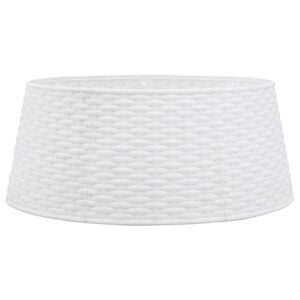 vidaXL skjuler til juletr&aelig;sfod &Oslash;56x23 cm plast hvid