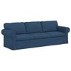 vidaXL Sofa Bl&aring; 245 x 82 x 80 cm Stof