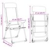 vidaXL foldbare campingstole 2 stk. aluminium cremefarvet
