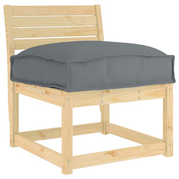 vidaXL Pude Antracit 60 x 40 x 8 cm Oxford stof