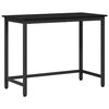 vidaXL bord Sort eg 80 x 50 x 76,5 cm Ingeni&oslash;rtr&aelig; og st&aring;l