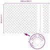 vidaXL Hegnsp&aelig;l Gr&oslash;n 25 x 0,8 m (40 x 40 mm net) St&aring;l og PVC