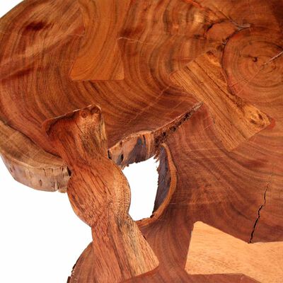 vidaXL bjælkesofabord i massivt akacietræ (55-60) x 40 cm