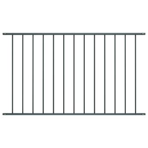 vidaXL hegnspanel Woerden Pulverlakeret st&aring;l 1,7x1 m antracit