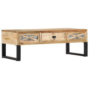 vidaXL sofabord 110 x 50 x 38 cm massivt mangotr&aelig;