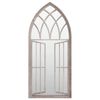 vidaXL spejl 100x45 cm jern sandfarvet