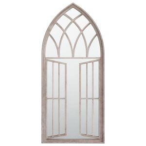 vidaXL spejl 100x45 cm jern sandfarvet