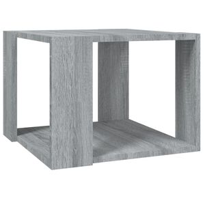 vidaXL sofabord 40x40x30 cm konstrueret tr&aelig; gr&aring; sonoma-eg