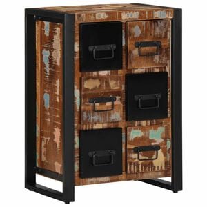 vidaXL sk&aelig;nk 50x35x70 cm massivt genbrugstr&aelig;