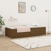 vidaXL daybed 90x200 cm massivt fyrretr&aelig; gyldenbrun