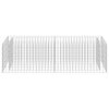 vidaXL gabion-h&oslash;jbed 180x50x50 cm galvaniseret st&aring;l