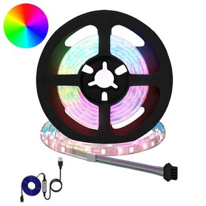 vidaXL LED Strip 2 stk. Sort og Gennemsigtig Kobber og plastik