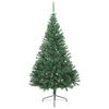 vidaXL Kunstig Forbelyst Juletr&aelig; med 300 LED'er Gr&oslash;n 180 cm PVC