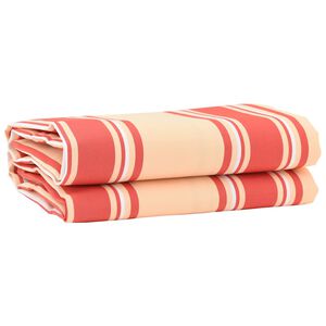 vidaXL Reservedug til markise Gul og orange 1000 x 160 cm Polyester