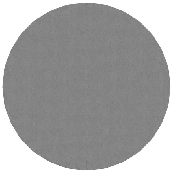 vidaXL poolunderlag Ø244 cm polyester-geotekstil lysegrå