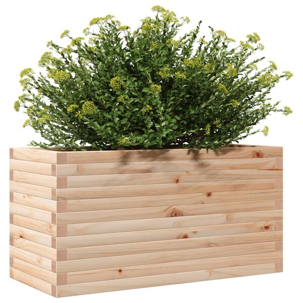 vidaXL plantekasse 90x40x45,5 cm massivt fyrretr&aelig;