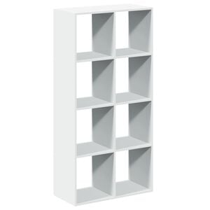 vidaXL rumdelerreol hvid 69,5x29x137,5 cm konstrueret tr&aelig;