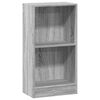 vidaXL bogreol 40x24x76 cm konstrueret tr&aelig; gr&aring; sonoma-eg