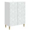 vidaXL Sideboard Hvid 66 x 34,5 x 90 cm Konstrueret tr&aelig;