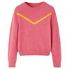 Sweater til b&oslash;rn str. 104 strikket pink