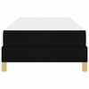 vidaXL Box spring seng Sort 80 x 200 cm Stof