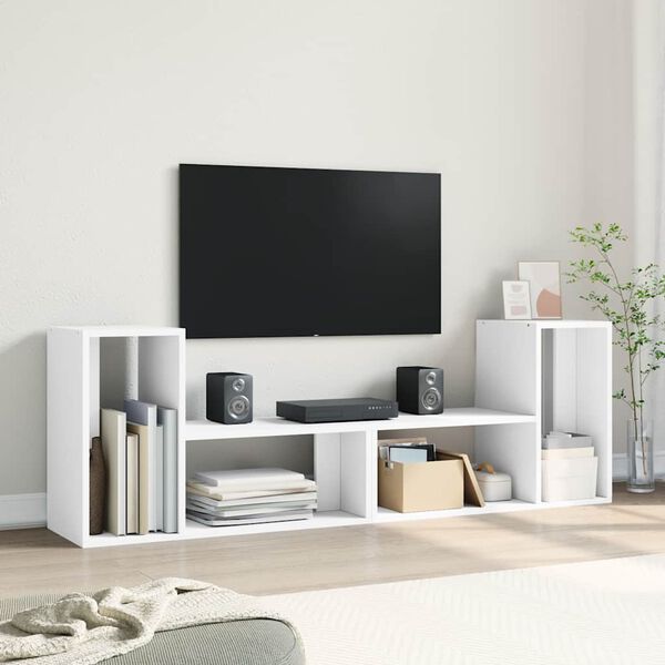 vidaXL tv-borde 2 stk. 75x30x50 cm konstrueret tr&aelig; hvid