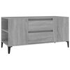 vidaXL tv-bord 102x44,5x50 cm konstrueret tr&aelig; gr&aring; sonoma-eg